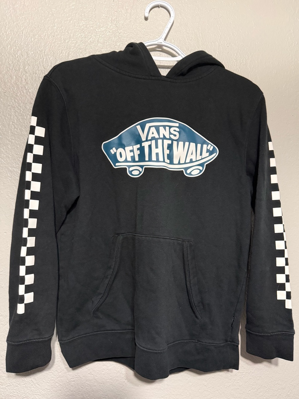 Kids size Large VANS Off the Wall Hoodie like new